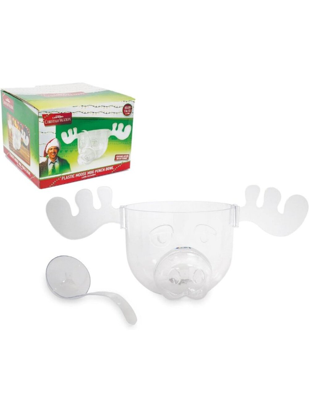 Charming Moose Punch Bowl Set - Perfect for Parties & Entertaining Decor